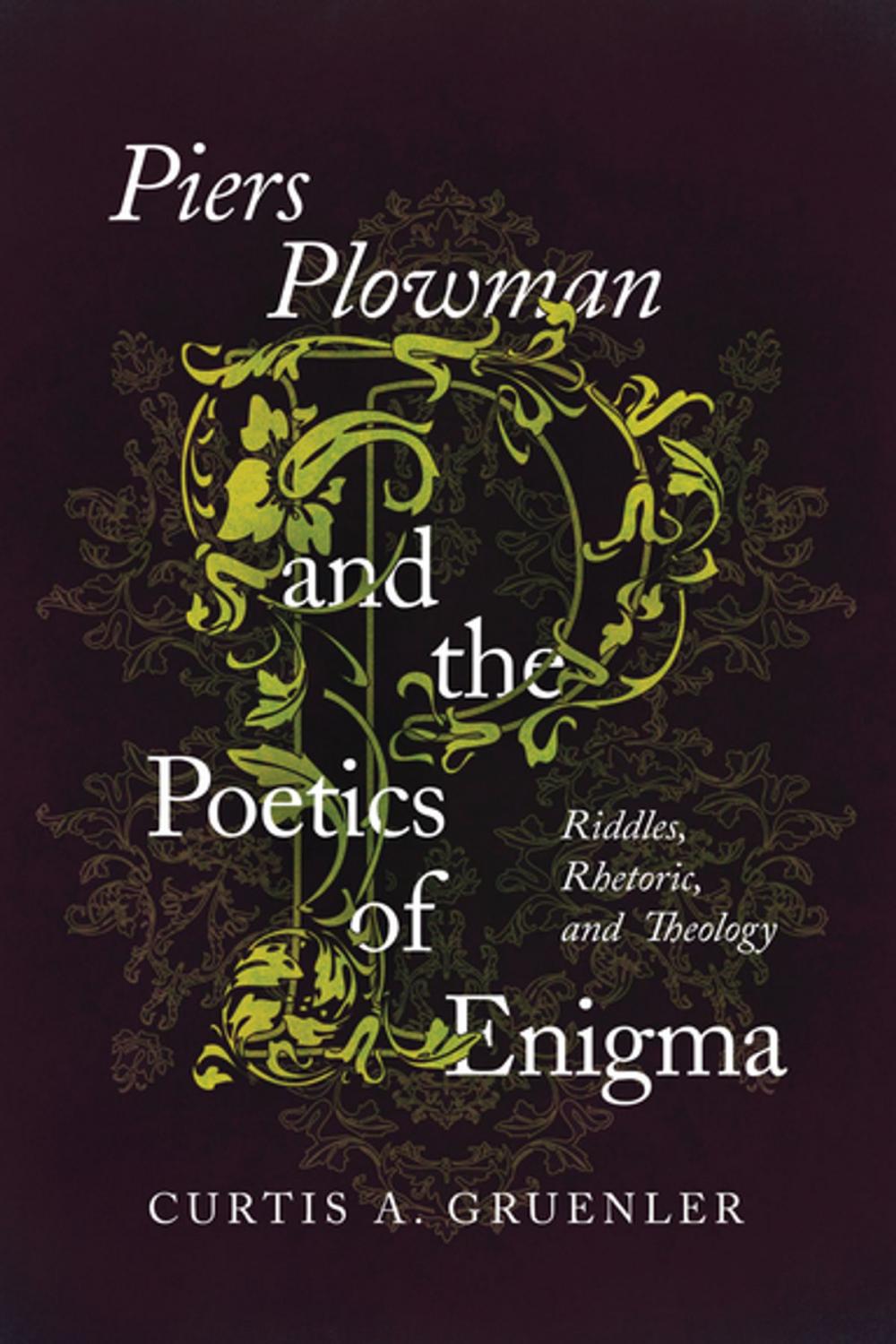 Big bigCover of Piers Plowman and the Poetics of Enigma