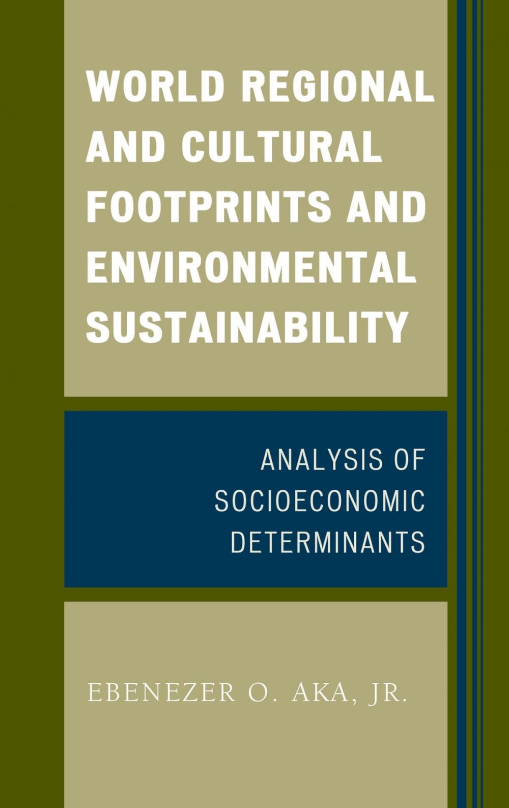 Big bigCover of World Regional and Cultural Footprints and Environmental Sustainability