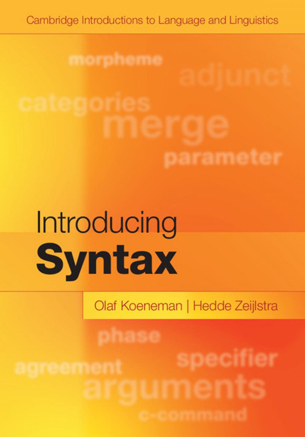 Big bigCover of Introducing Syntax