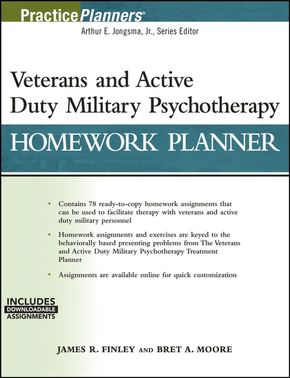 Big bigCover of Veterans and Active Duty Military Psychotherapy Homework Planner