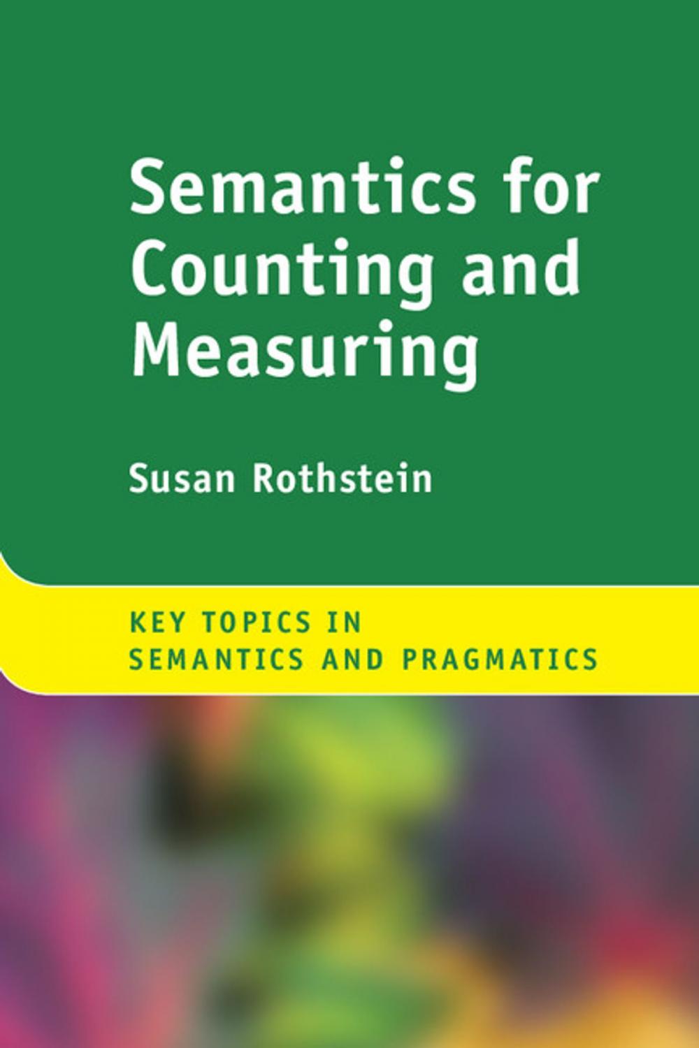 Big bigCover of Semantics for Counting and Measuring