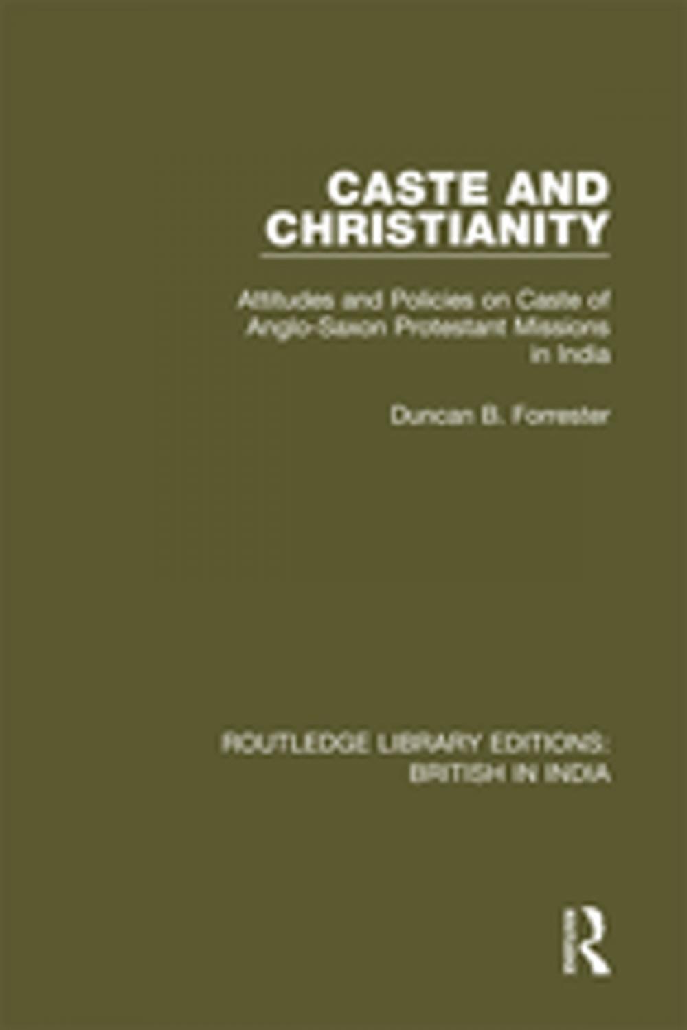 Big bigCover of Caste and Christianity