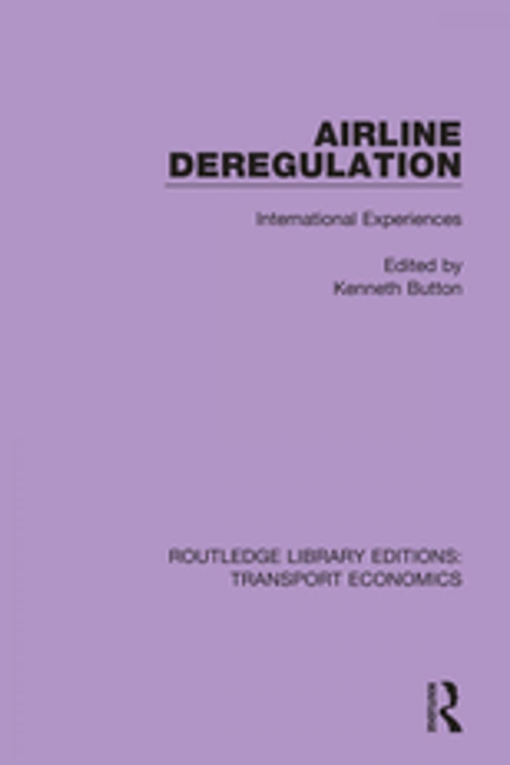 Big bigCover of Airline Deregulation