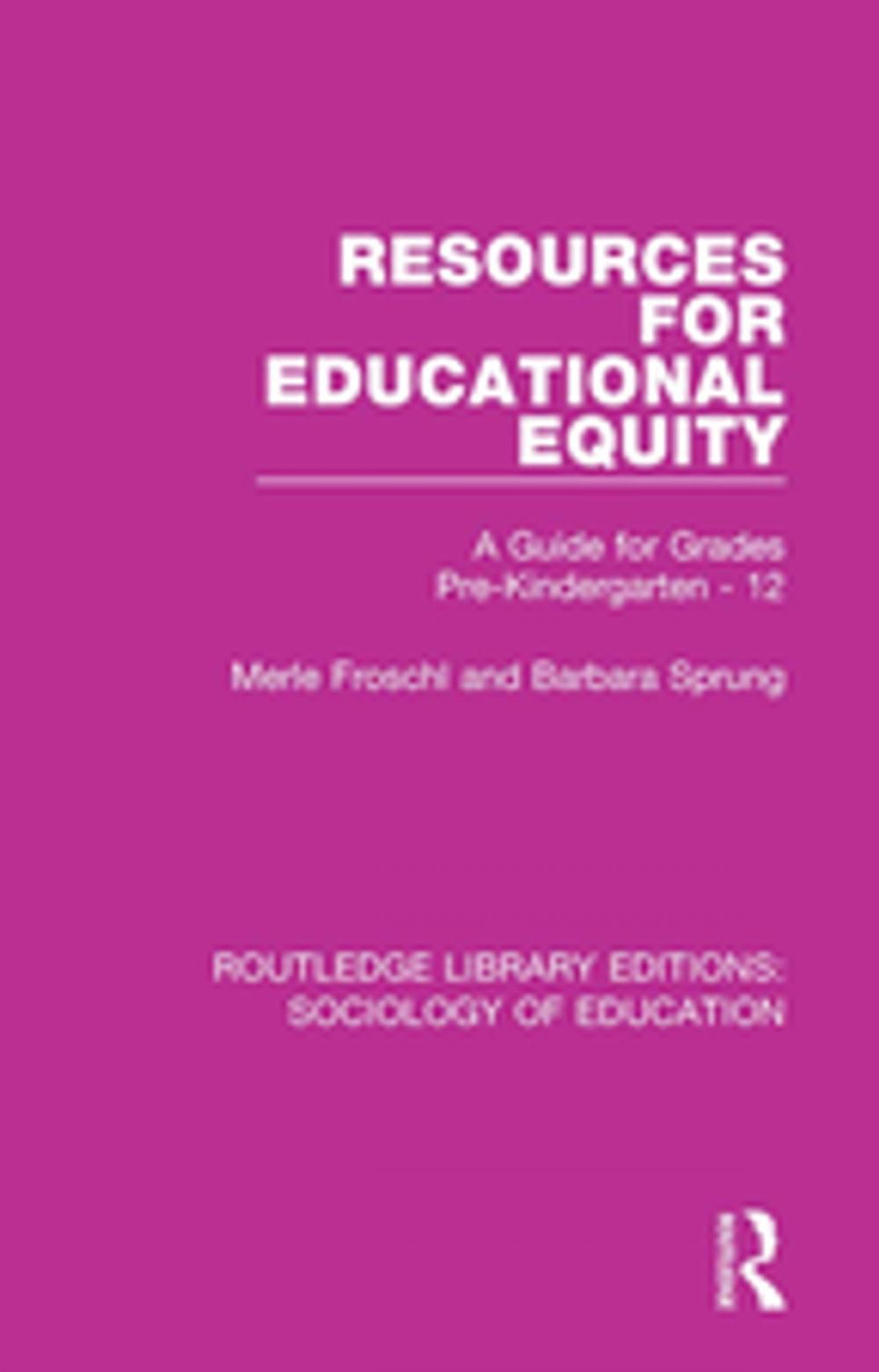 Big bigCover of Resources for Educational Equity