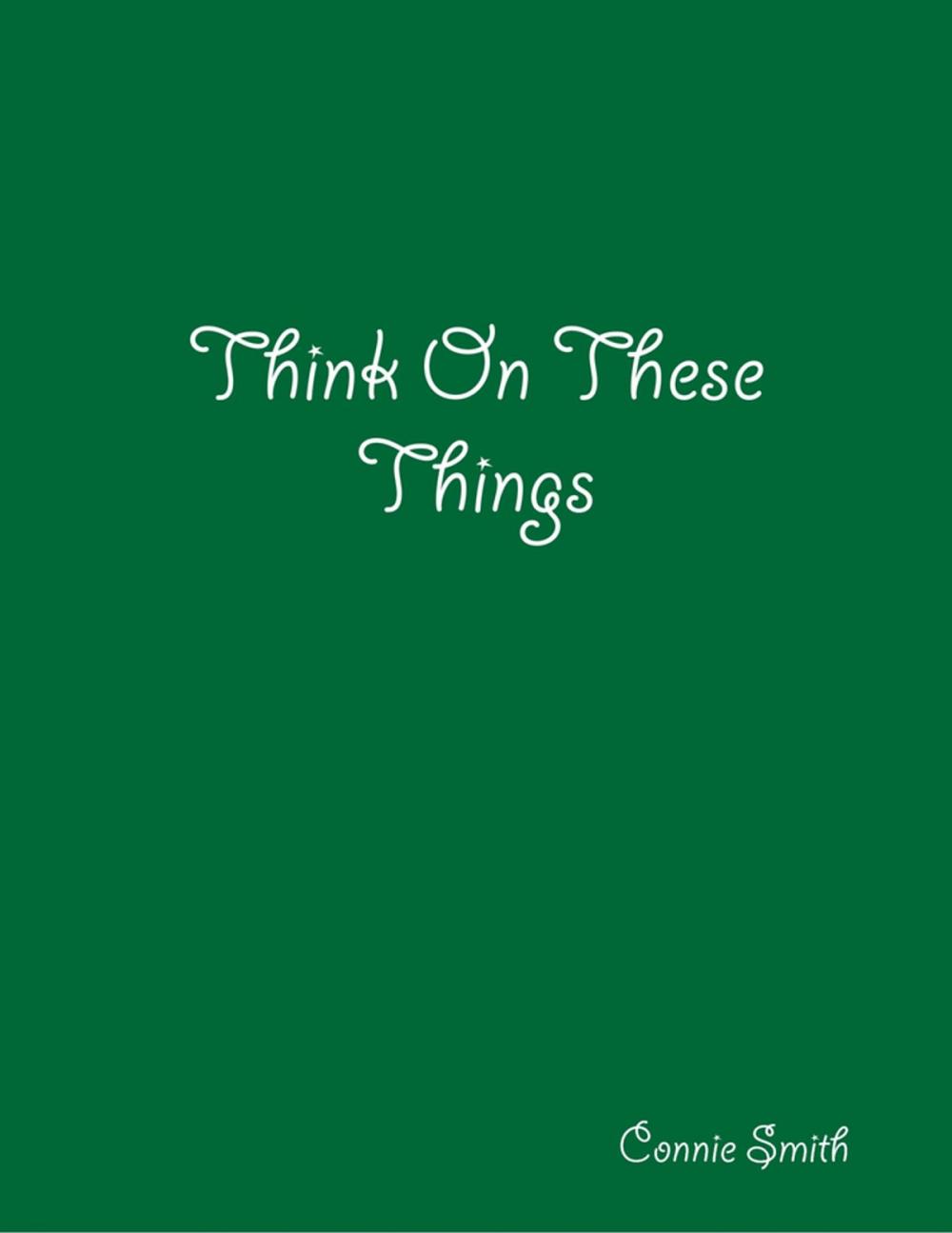 Big bigCover of Think On These Things