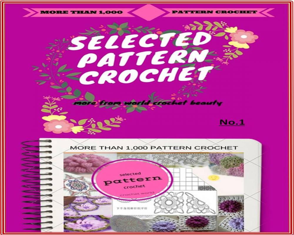 Big bigCover of 1000 pattern selected crochet