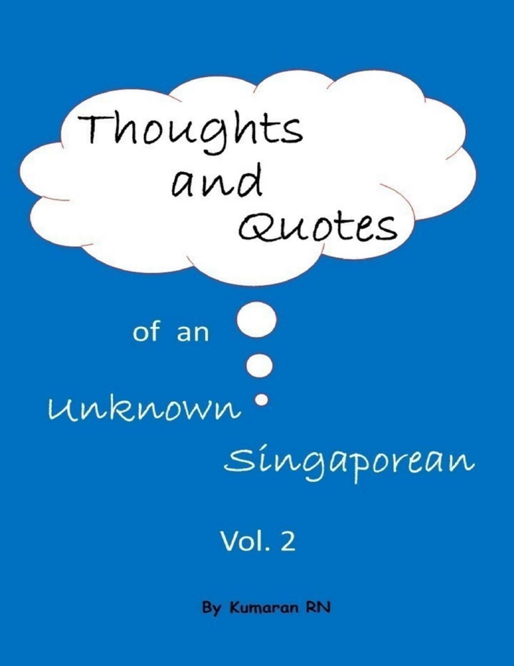 Big bigCover of Thoughts and Quotes of an Unknown Singaporean Vol 2