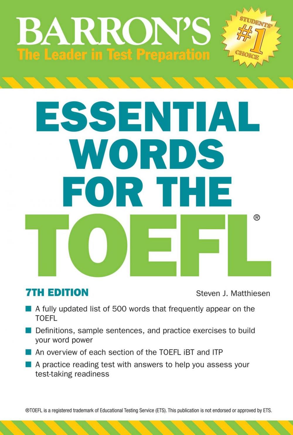 Big bigCover of Essential Words for the TOEFL