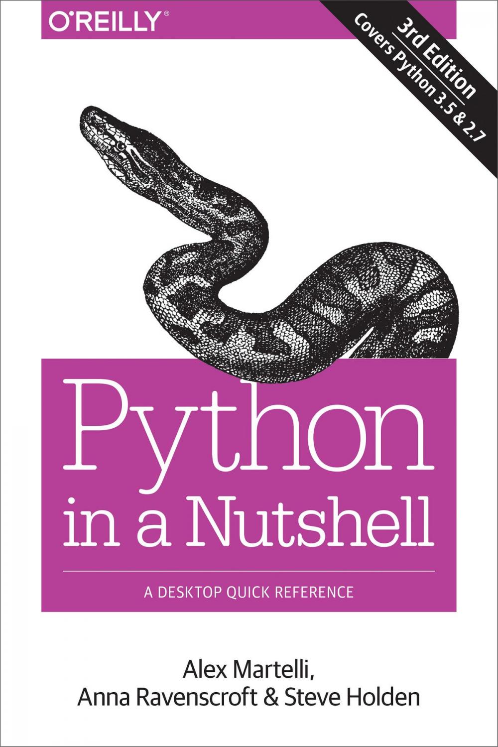 Big bigCover of Python in a Nutshell