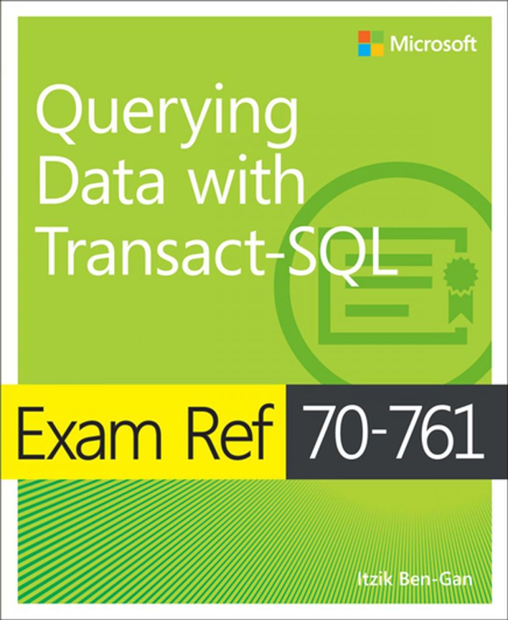 Big bigCover of Exam Ref 70-761 Querying Data with Transact-SQL