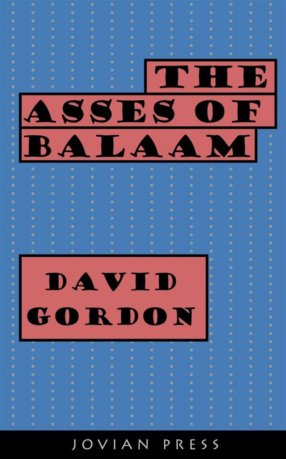 Big bigCover of The Asses of Balaam