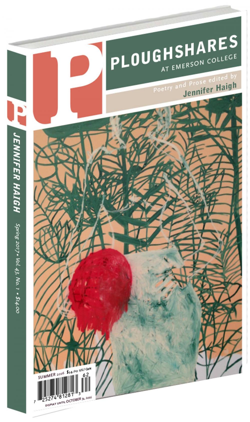 Big bigCover of Ploughshares Spring Issue Volume 43 No. 1 Guest-Edited by Jennifer Haigh