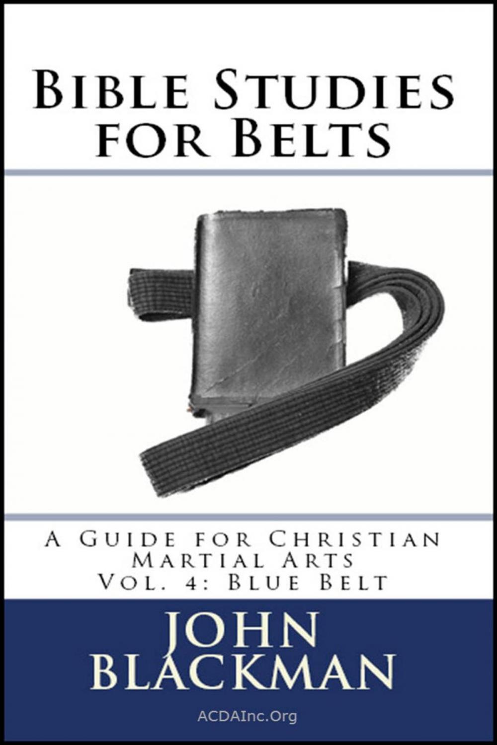 Big bigCover of Bible Studies for Belts: A Guide for Christian Martial Arts Vol. 4: Blue Belt