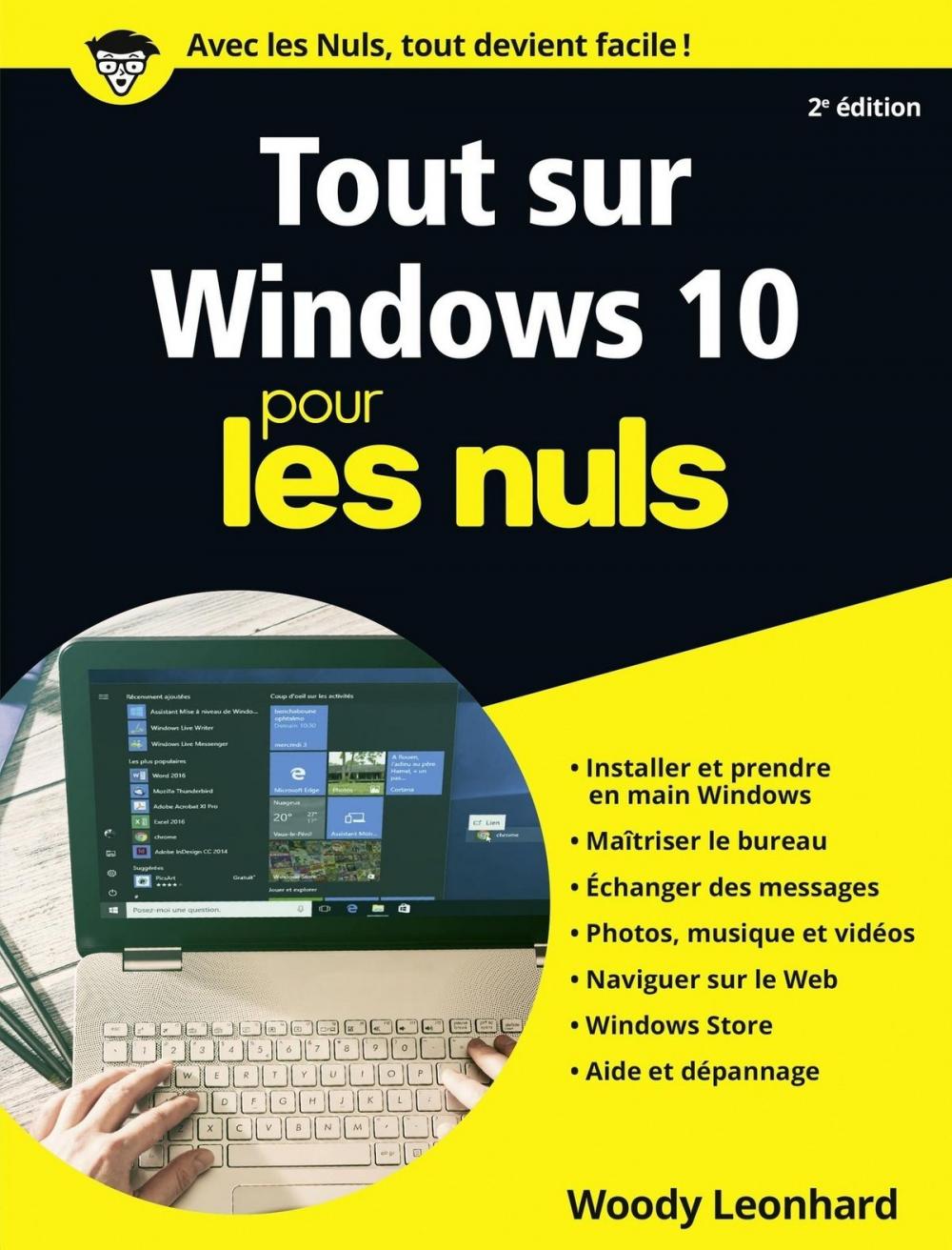 Big bigCover of Tout sur Windows 10 Pour les Nuls