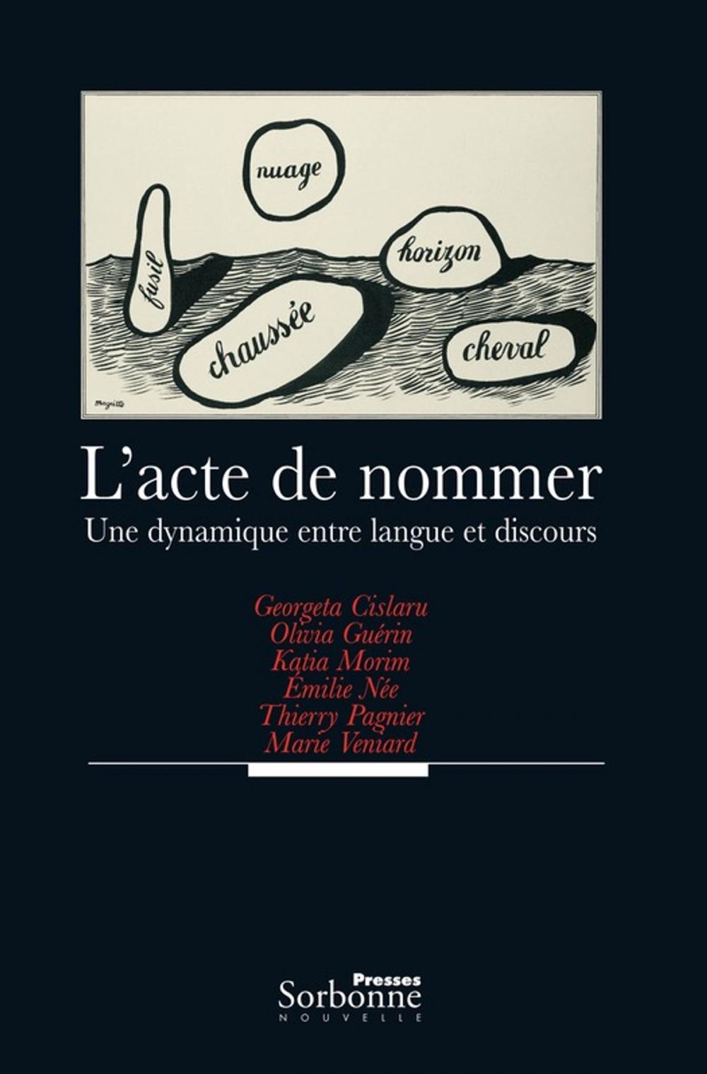 Big bigCover of L'acte de nommer