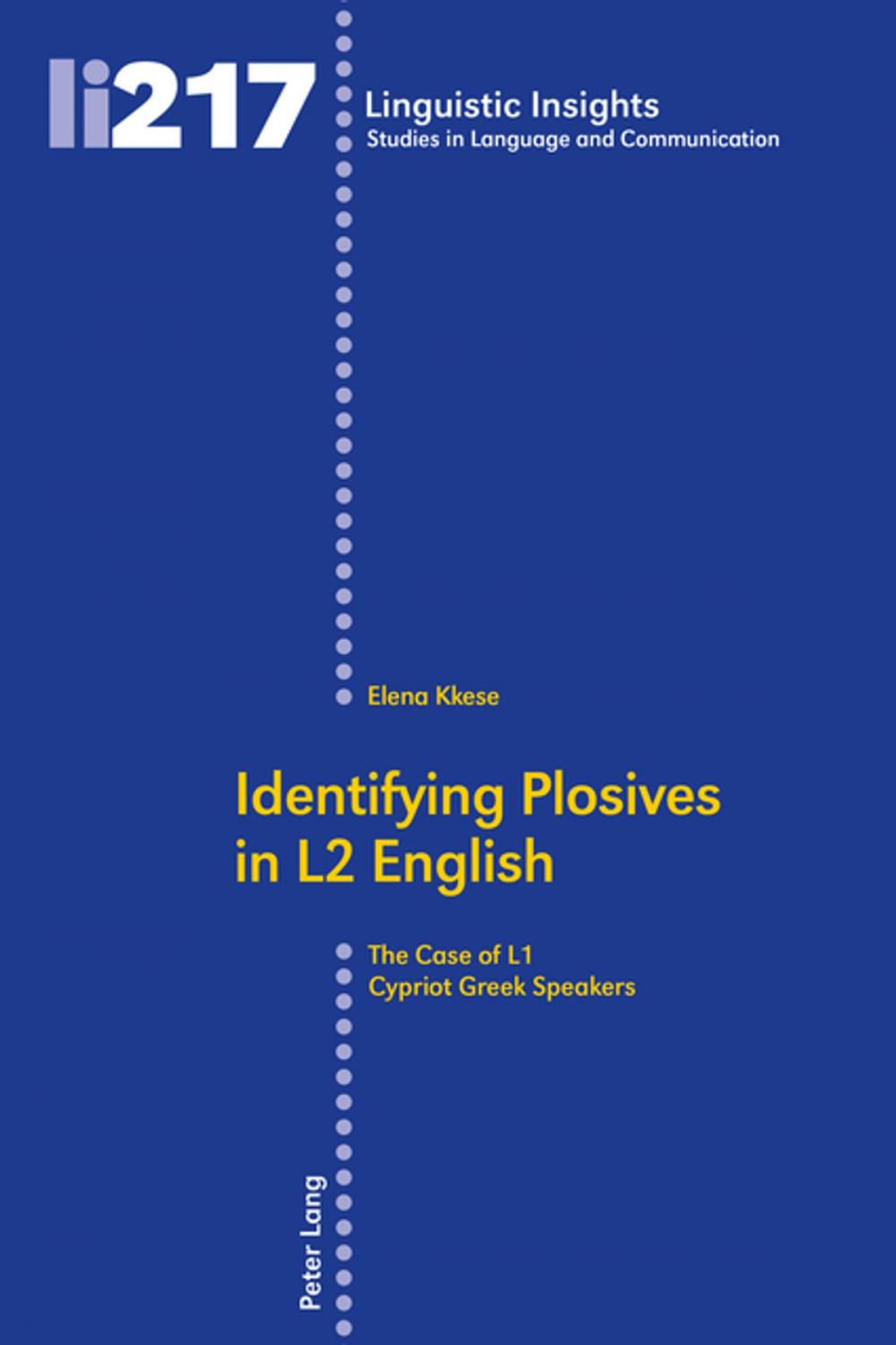 Big bigCover of Identifying Plosives in L2 English