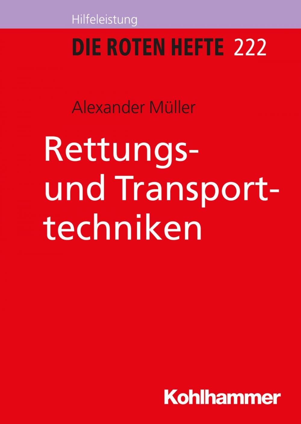 Big bigCover of Rettungs- und Transporttechniken