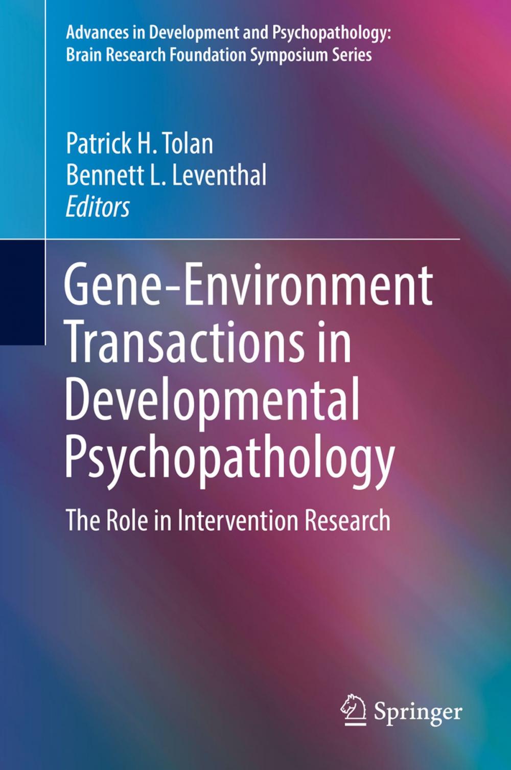 Big bigCover of Gene-Environment Transactions in Developmental Psychopathology