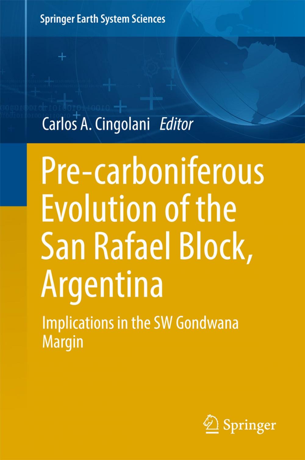 Big bigCover of Pre-carboniferous Evolution of the San Rafael Block, Argentina