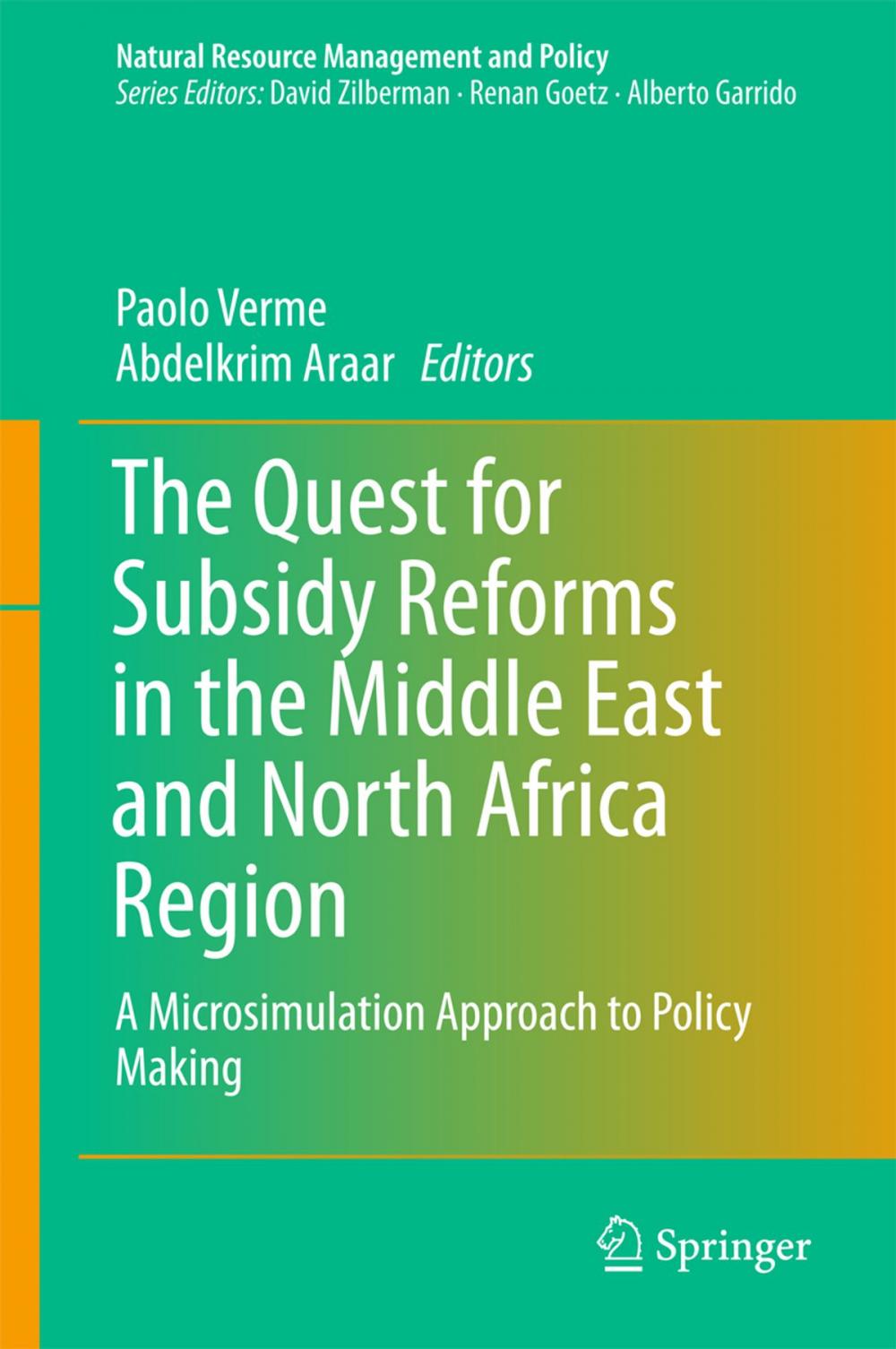 Big bigCover of The Quest for Subsidy Reforms in the Middle East and North Africa Region