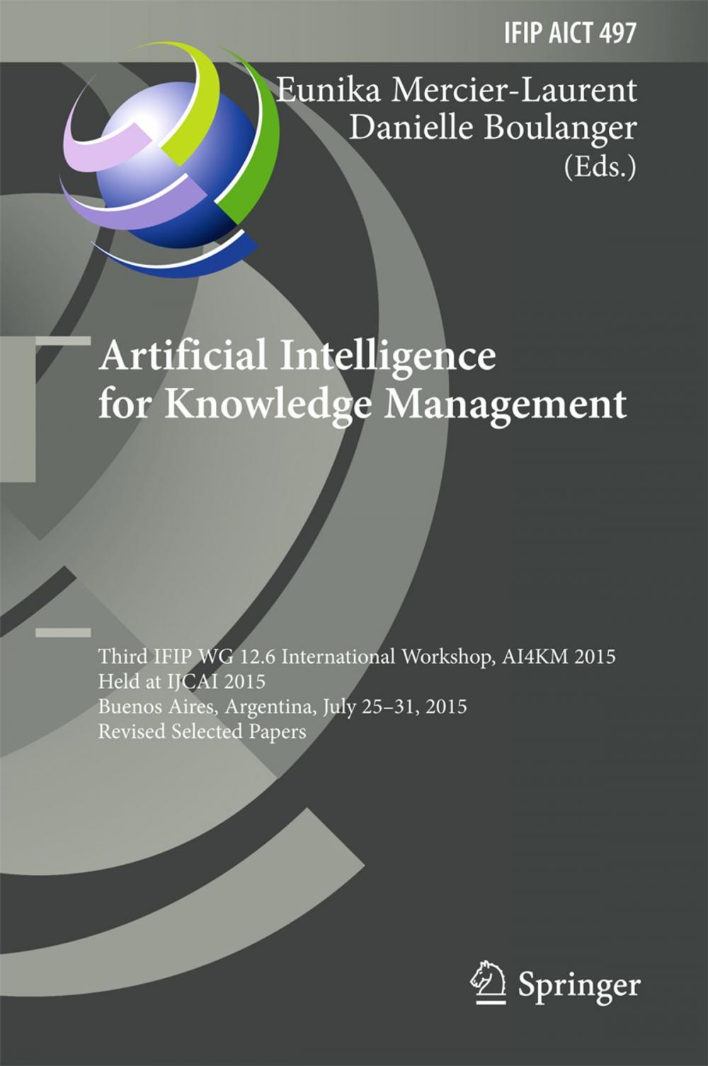 Big bigCover of Artificial Intelligence for Knowledge Management