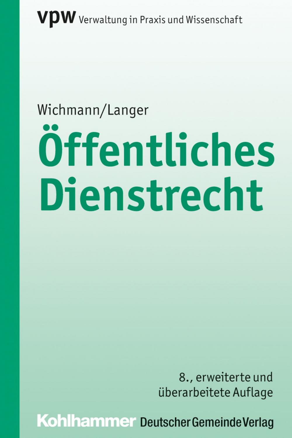 Big bigCover of Öffentliches Dienstrecht