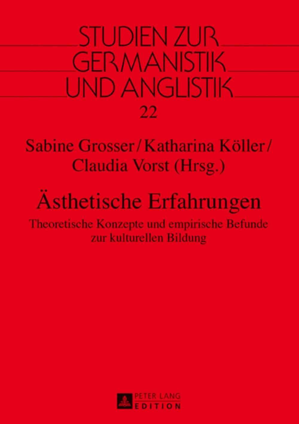 Big bigCover of Aesthetische Erfahrungen