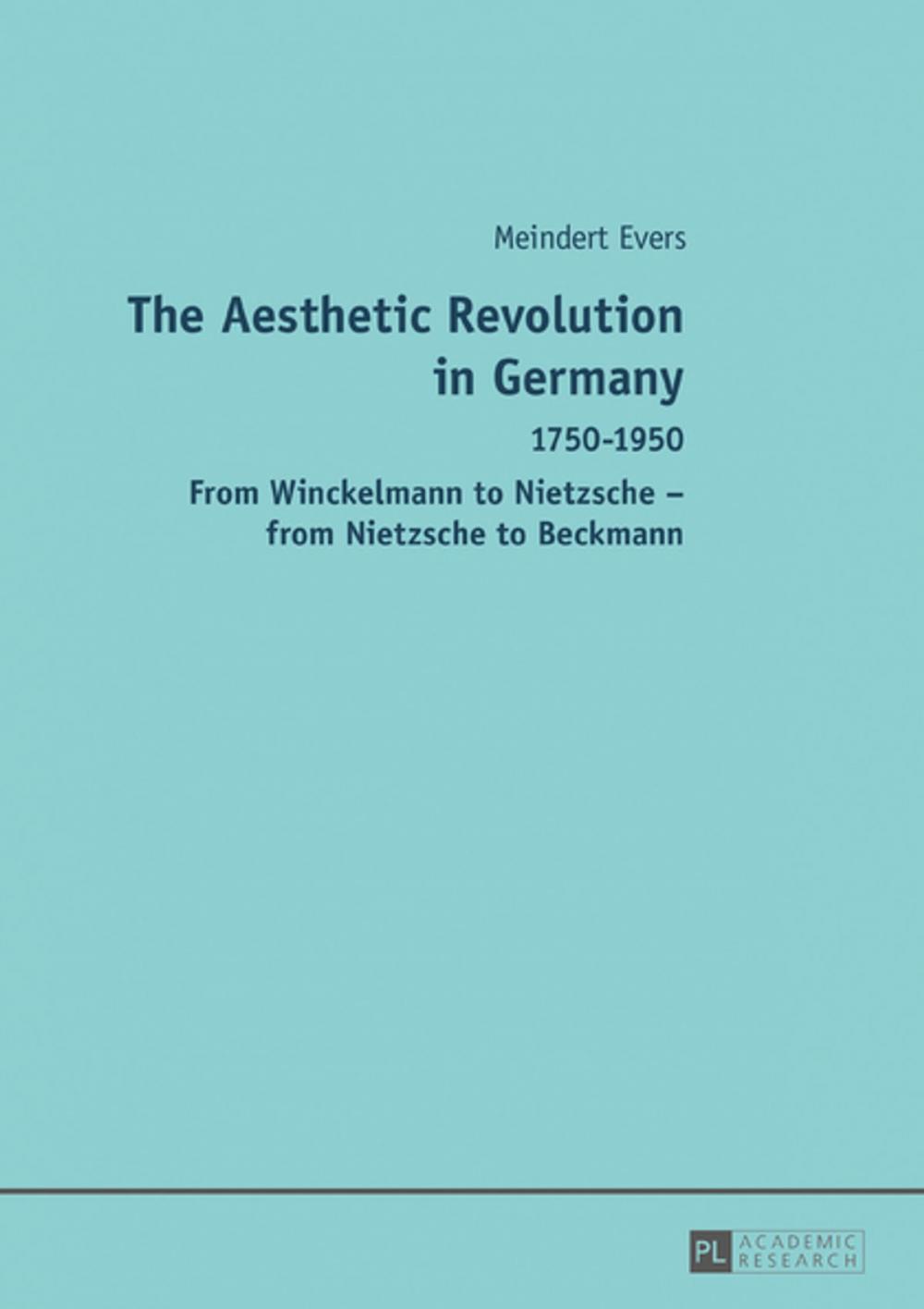 Big bigCover of The Aesthetic Revolution in Germany