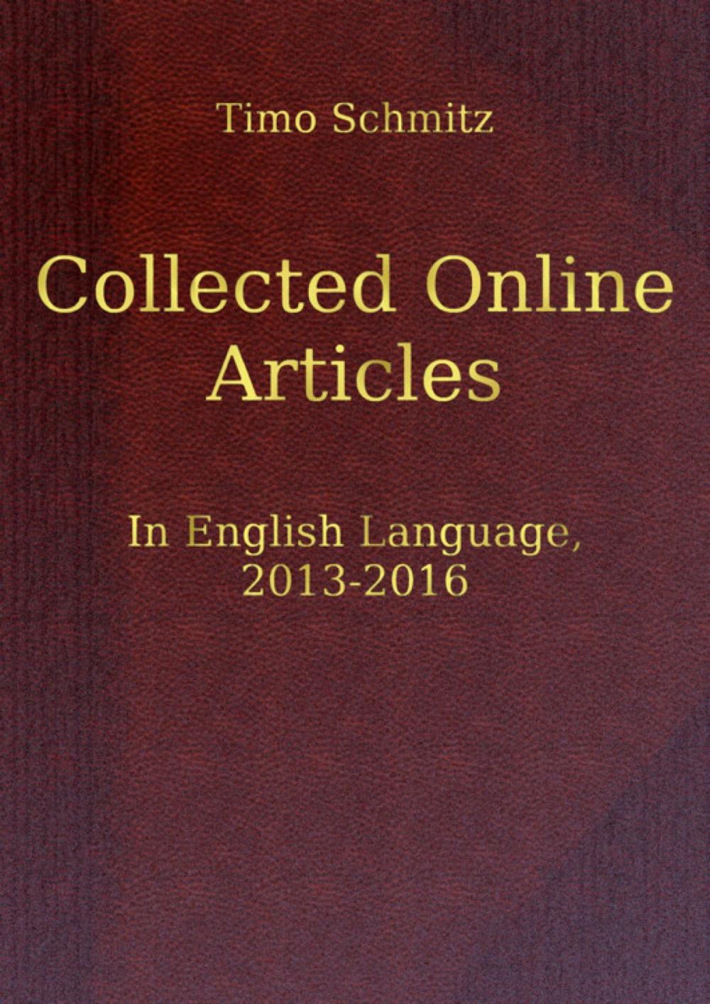 Big bigCover of Collected Online Articles In English Language, 2013-2016