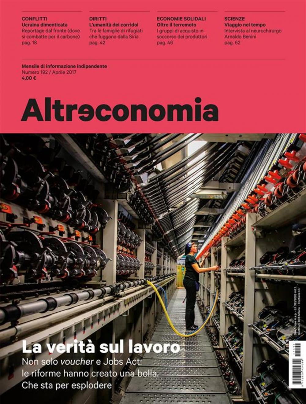 Big bigCover of Altreconomia 192 - Aprile 2017