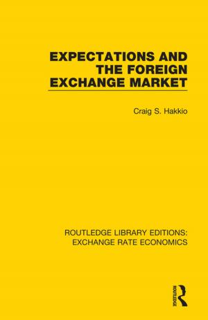 Book cover of Expectations and the Foreign Exchange Market
