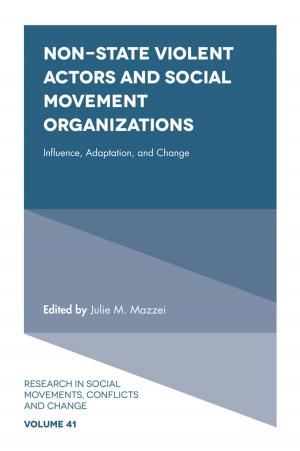 Cover of the book Non-State Violent Actors and Social Movement Organizations by Tracey Bowen, Maureen Drysdale