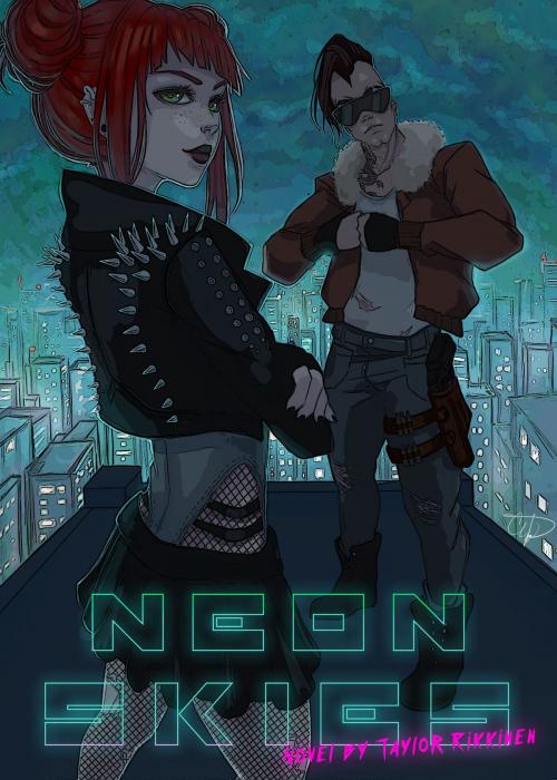Cover of the book Neon Skies by Taylor Rikkinen, Taylor Rikkinen