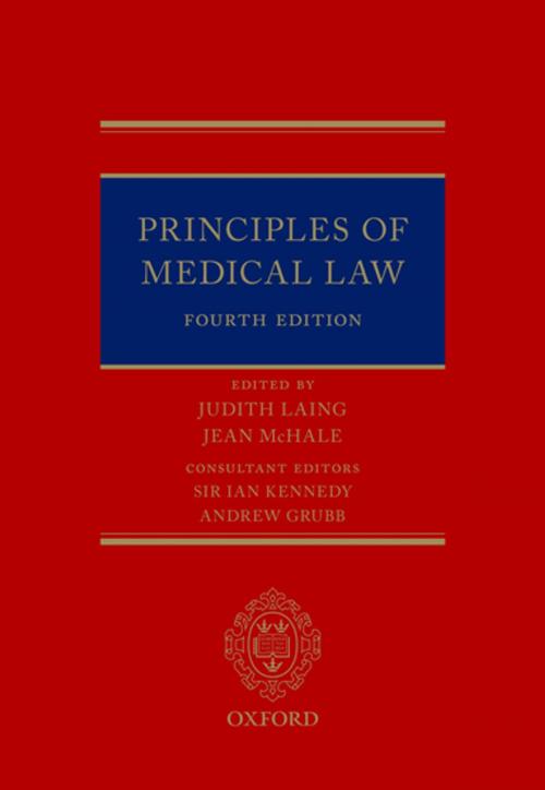 Cover of the book Principles of Medical Law by , OUP Oxford