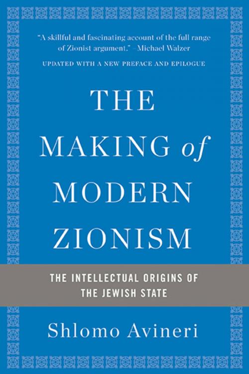 Cover of the book The Making of Modern Zionism by Shlomo Avineri, Basic Books