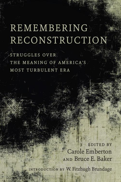 Cover of the book Remembering Reconstruction by , LSU Press