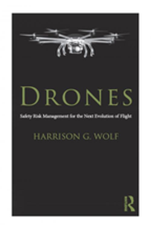 Cover of the book Drones by Harrison G. Wolf, Taylor and Francis