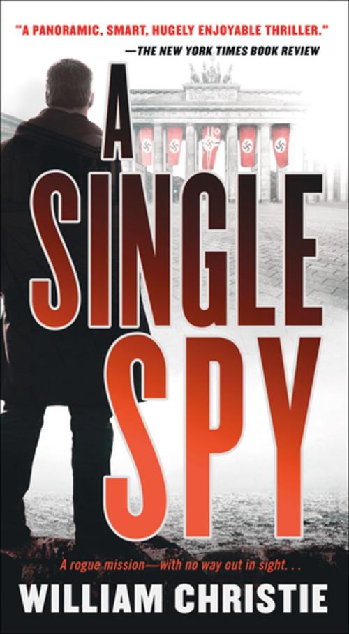 Cover of the book A Single Spy by William Christie, St. Martin's Press