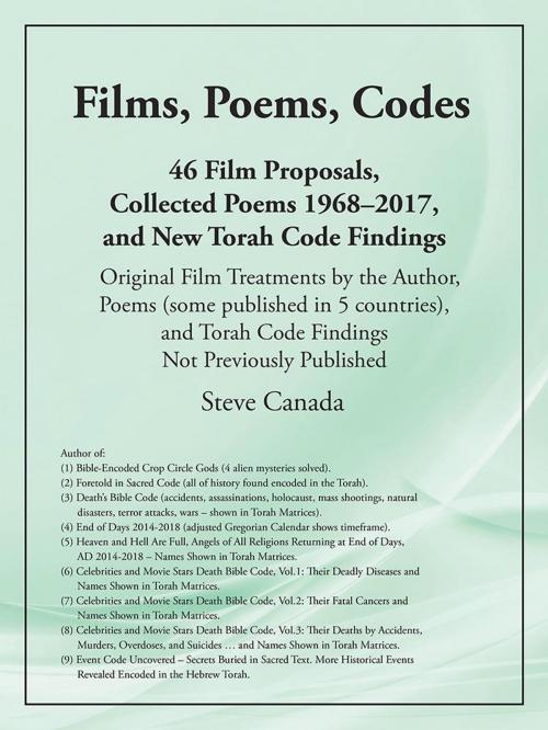 Cover of the book Films, Poems, Codes by Steve Canada, AuthorHouse