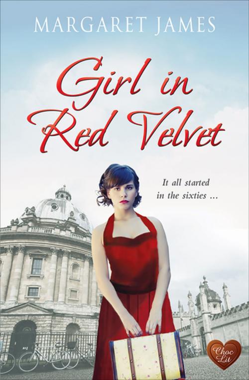 Cover of the book Girl in Red Velvet by Margaret James, Choc Lit