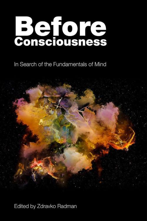 Cover of the book Before Consciousness by Zdravko Radman, Andrews UK