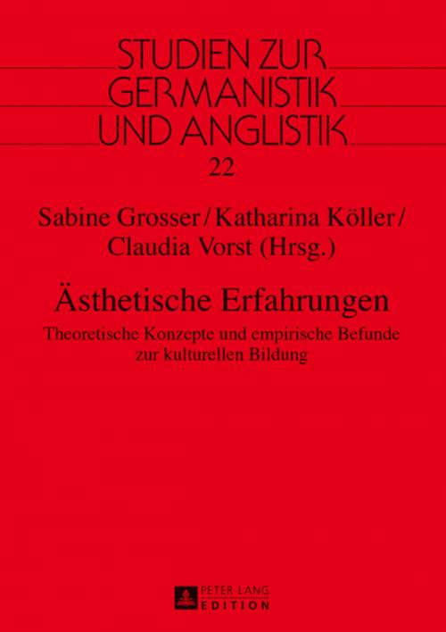 Cover of the book Aesthetische Erfahrungen by , Peter Lang