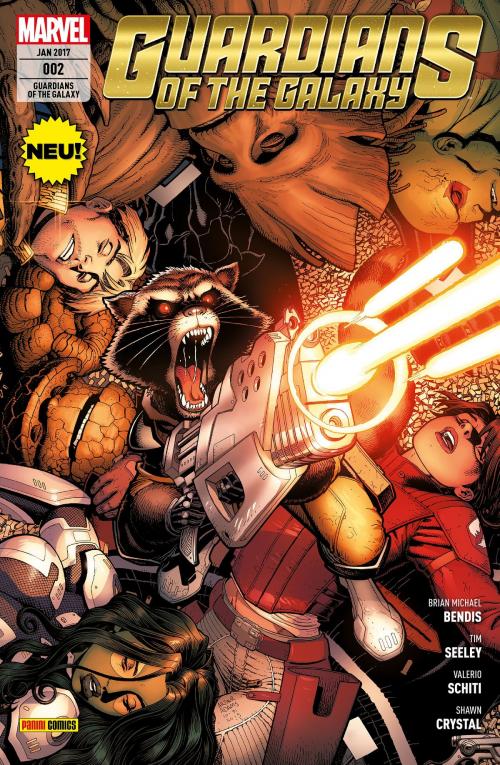 Cover of the book Guardians of the Galaxy 2 by Brian Michael Bendis, Marvel bei Panini Comics