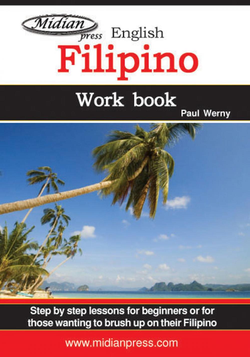 Big bigCover of Learn Filipino work book (tagalog)
