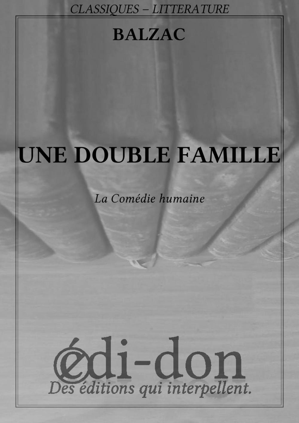 Big bigCover of Une double famille