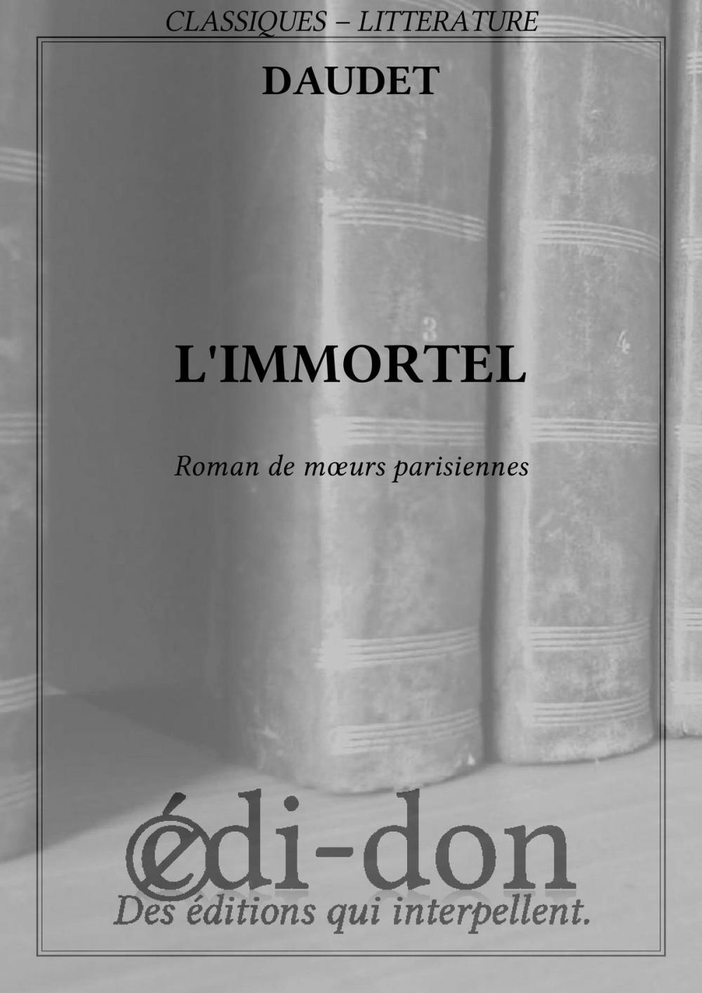 Big bigCover of L'Immortel