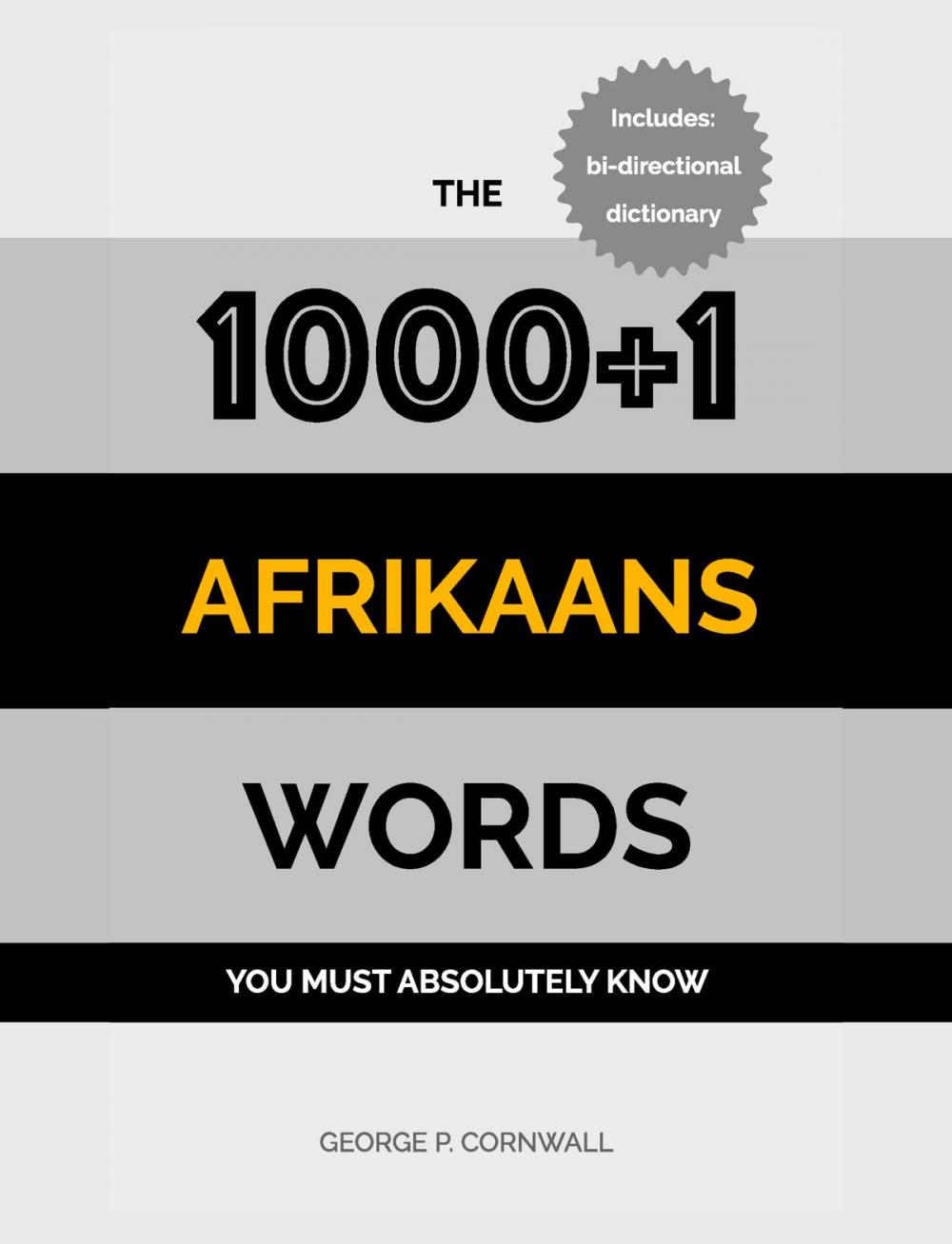 Big bigCover of The 1000+1 Afrikaans Words you must absolutely know