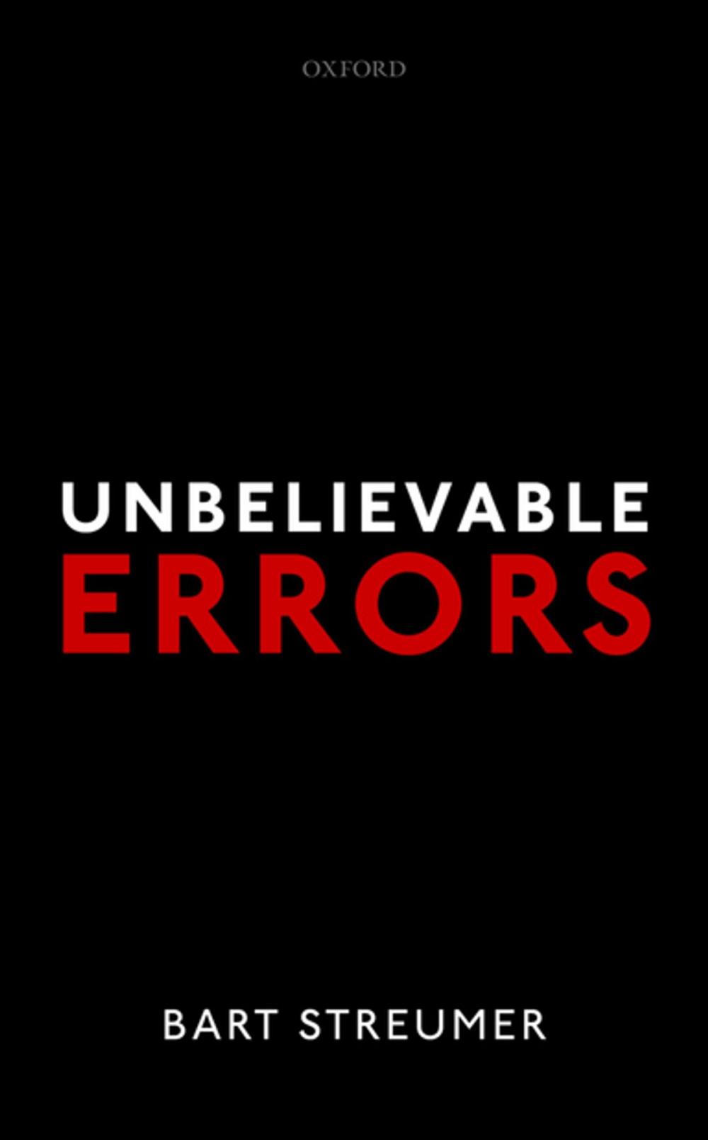 Big bigCover of Unbelievable Errors