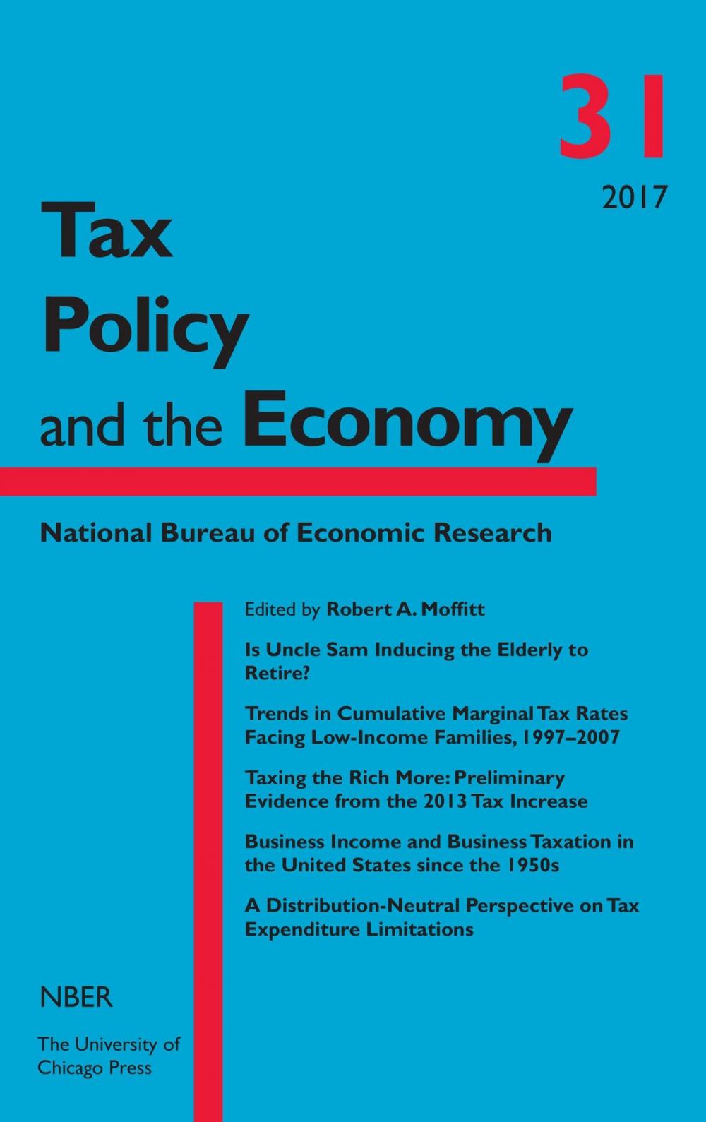 Big bigCover of Tax Policy and the Economy, Volume 31