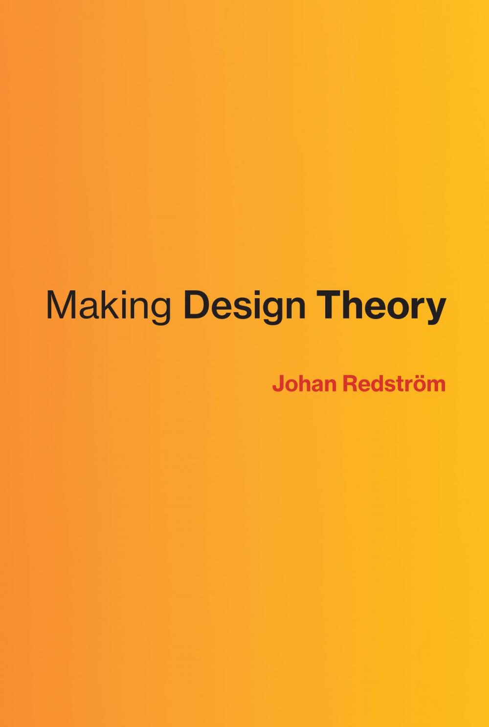 Big bigCover of Making Design Theory